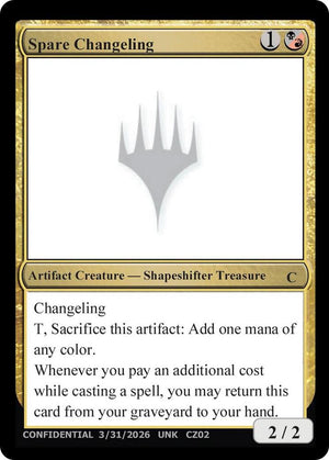 Spare Changeling [Un-Known Event Playtest Cards]