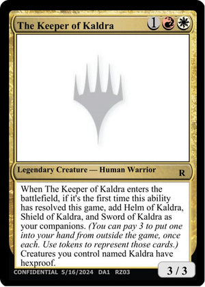 The Keeper of Kaldra [Un-Known Event Playtest Cards]