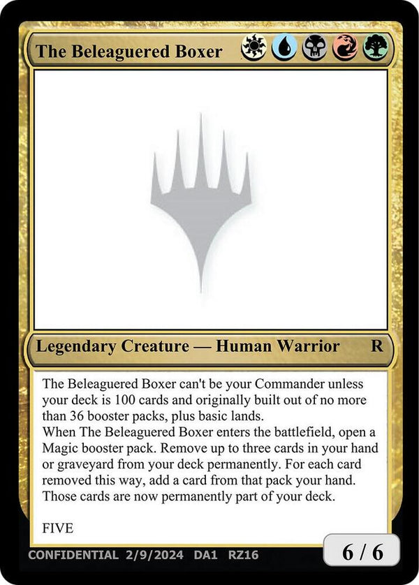 The Beleaguered Boxer [Un-Known Event Playtest Cards]