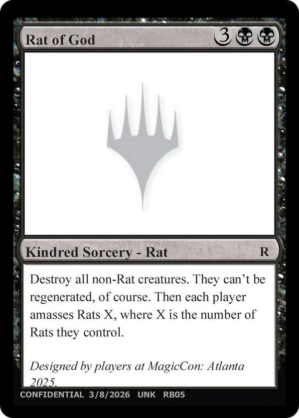 Rat of God [Un-Known Event Playtest Cards]