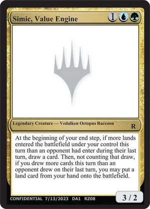 Simic Value Engine [Un-Known Event Playtest Cards]