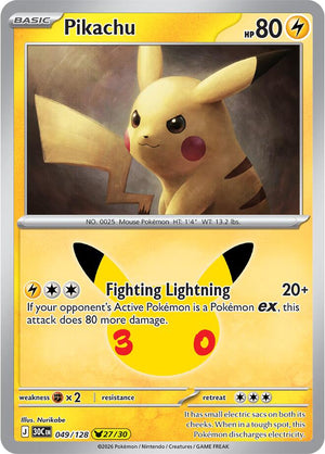Pikachu - 049/128 [ME: 30th Celebration]