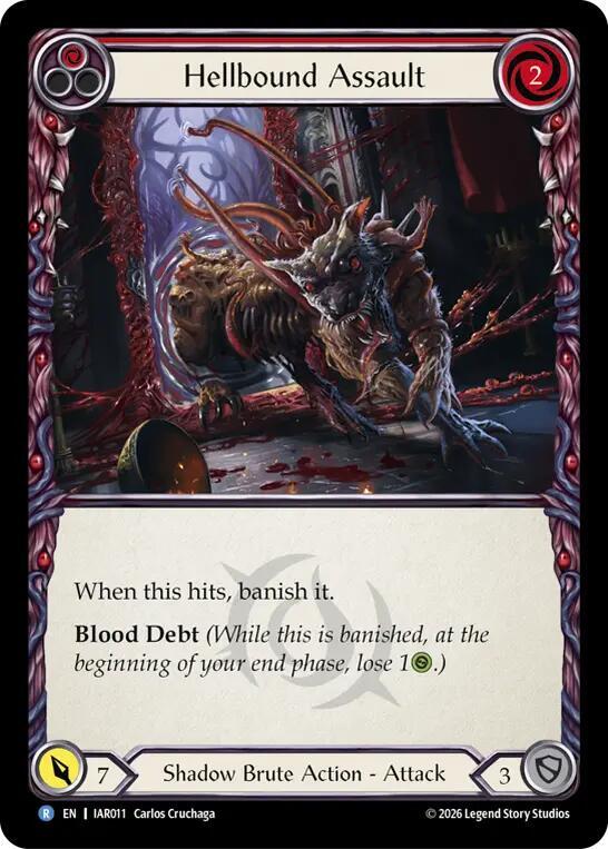 Hellbound Assault (Red) (IAR011) [Usurp the Shadow Throne]