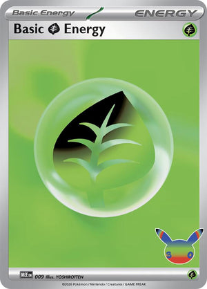 Basic Grass Energy - 009 (30th Celebration) [MEE: Mega Evolution Energies]