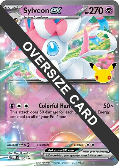 Sylveon ex - 100 (30th Celebration) [Jumbo Cards]