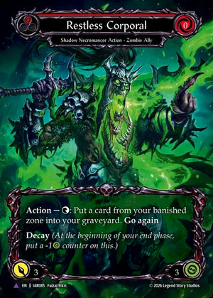 Restless Corporal (Marvel) (IAR085) [Usurp the Shadow Throne]