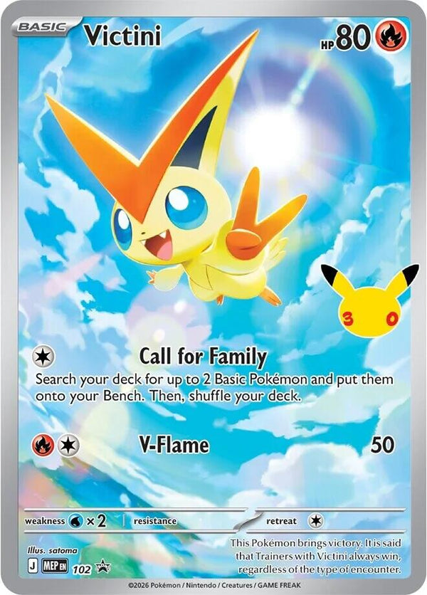 Victini - 102 (30th Celebration) [ME: Mega Evolution Promo]