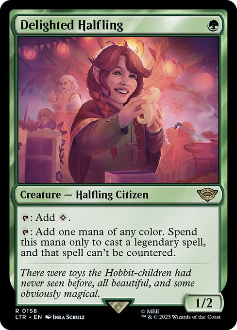 Delighted Halfling (158) [The Lord of the Rings: Tales of Middle-earth]