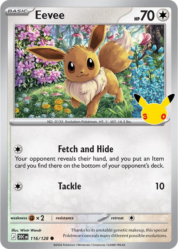 Eevee - 116/128 [ME: 30th Celebration]