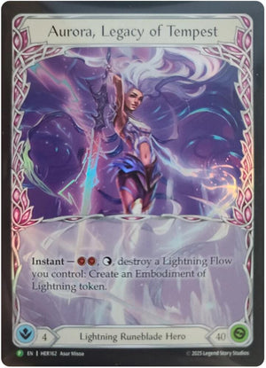 Aurora, Legacy of Tempest - HER162 [Flesh and Blood Promo Cards]