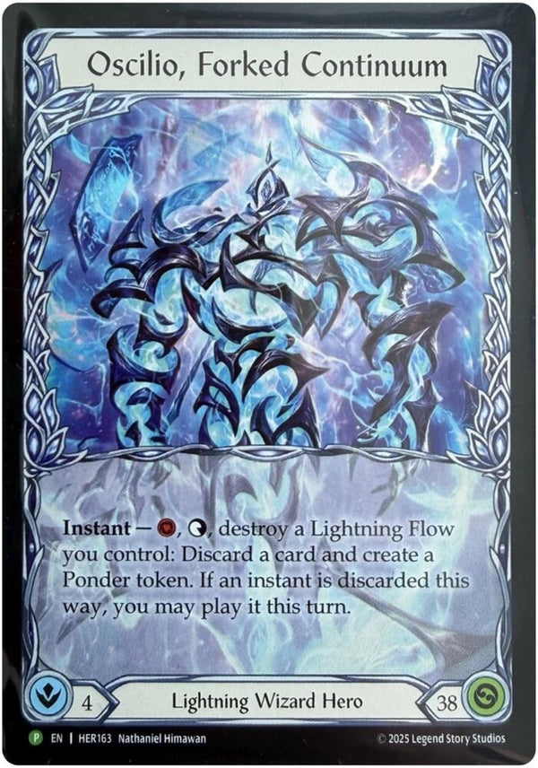 Oscilio, Forked Continuum - HER163 [Flesh and Blood Promo Cards]