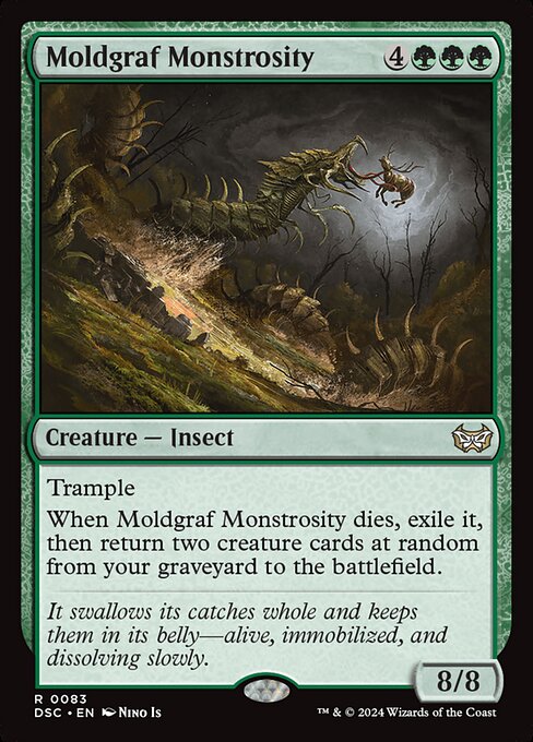 Moldgraf Monstrosity (83) [Duskmourn: House of Horror Commander]