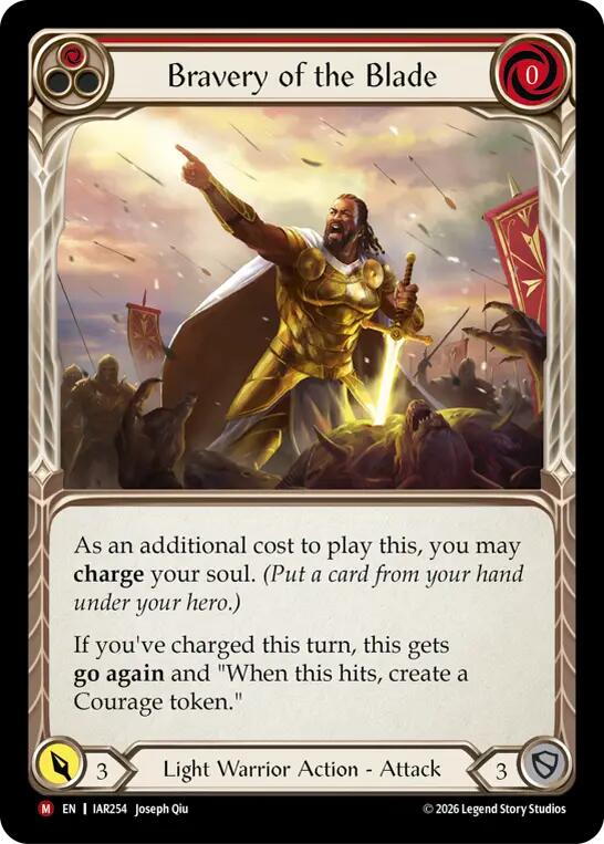 Bravery of the Blade (IAR254) [Usurp the Shadow Throne]