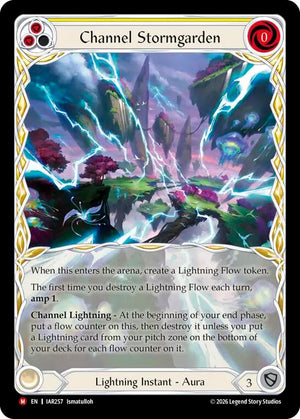Channel Stormgarden (Extended Art) (IAR257) [Usurp the Shadow Throne]