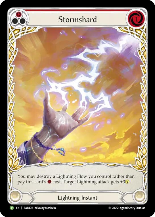 Stormshard (Red) - FAB478 [Flesh and Blood Promo Cards]