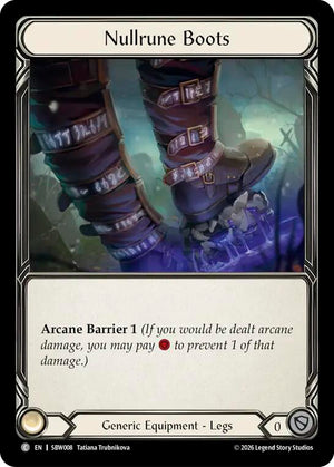 Nullrune Boots (SBW008) [Silver Age: Usurp the Shadow Throne]