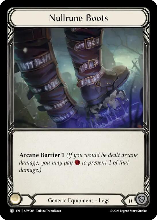 Nullrune Boots (SBW008) [Silver Age: Usurp the Shadow Throne]