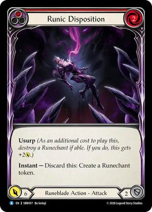 Runic Disposition (SBW017) [Silver Age: Usurp the Shadow Throne]
