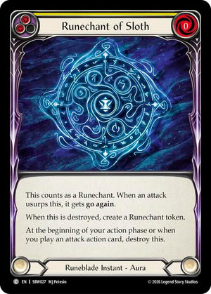 Runechant of Sloth (SBW027) [Silver Age: Usurp the Shadow Throne]