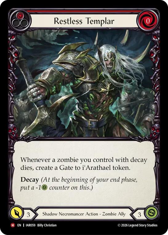 Restless Templar (IAR059) [Usurp the Shadow Throne]