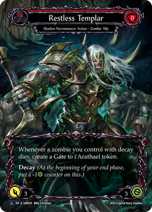 Restless Templar (Marvel) (IAR059) [Usurp the Shadow Throne]