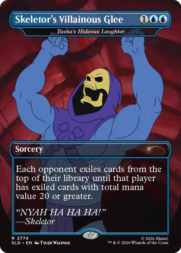 Skeletor's Villainous Glee - Tasha's Hideous Laughter (2774) [Secret Lair Drop]