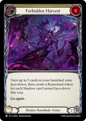 Forbidden Harvest (IAR121) [Usurp the Shadow Throne]