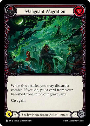 Malignant Migration (Red) (IAR075) [Usurp the Shadow Throne]
