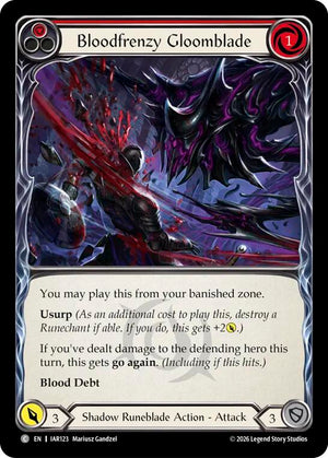 Bloodfrenzy Gloomblade (Red) (IAR123) [Usurp the Shadow Throne]