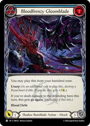 Bloodfrenzy Gloomblade (Blue) (IAR125) [Usurp the Shadow Throne]