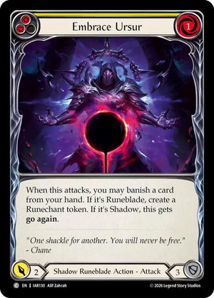 Embrace Ursur (Yellow) (IAR130) [Usurp the Shadow Throne]