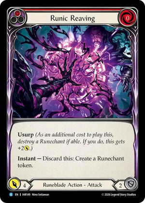 Runic Reaving (Red) (IAR149) [Usurp the Shadow Throne]
