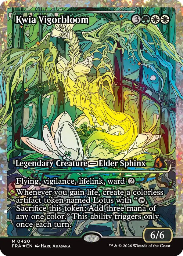 Kwia Vigorbloom (Showcase) (Fracture Foil) (0420) [Reality Fracture]