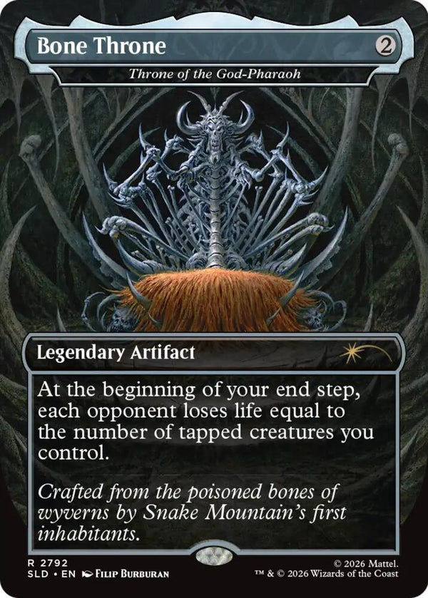 Bone Throne - Throne of the God-Pharaoh (2792) [Secret Lair Drop]