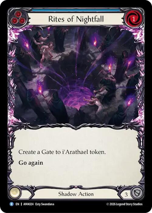 Rites of Nightfall (AMA024) [Armory Deck: Malice]
