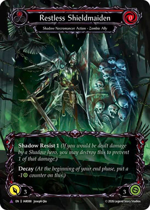 Restless Shieldmaiden (Marvel) (IAR088) [Usurp the Shadow Throne]