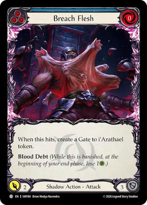 Breach Flesh (Blue) (IAR184) [Usurp the Shadow Throne]