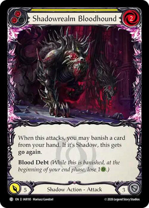 Shadowrealm Bloodhound (Yellow) (IAR195) [Usurp the Shadow Throne]