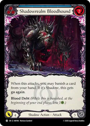 Shadowrealm Bloodhound (Blue) (IAR196) [Usurp the Shadow Throne]