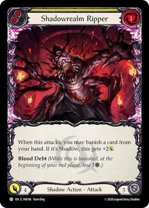 Shadowrealm Ripper (Yellow) (IAR198) [Usurp the Shadow Throne]