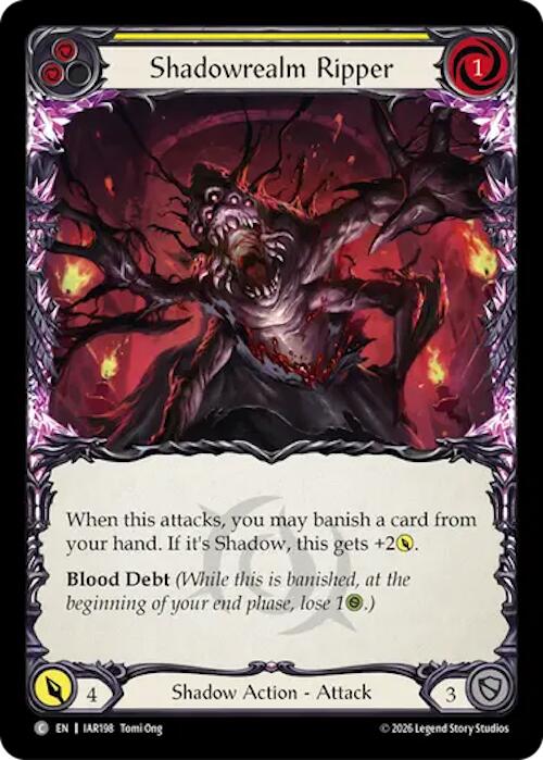 Shadowrealm Ripper (Yellow) (IAR198) [Usurp the Shadow Throne]