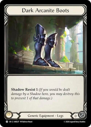 Dark Arcanite Boots (IAR227) [Usurp the Shadow Throne]