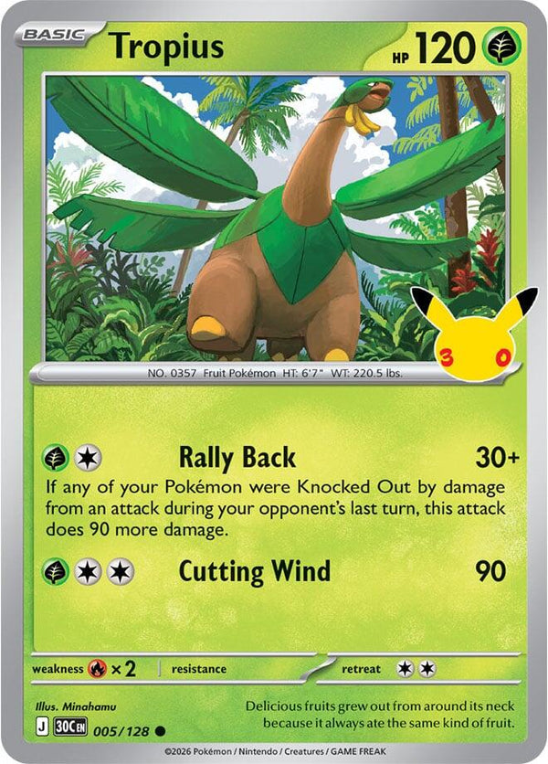 Tropius (005/128) [ME: 30th Celebration]