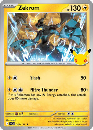 Zekrom (056/128) [ME: 30th Celebration]