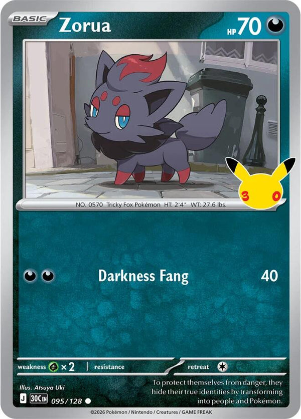 Zorua (095/128) [ME: 30th Celebration]