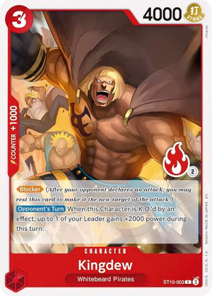 Kingdew (Ace Deck) (ST15-003) [Set Sail Deck Set]