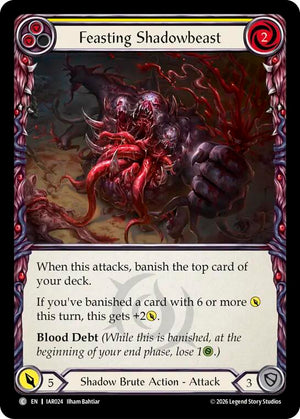 Feasting Shadowbeast (Yellow) (IAR024) [Usurp the Shadow Throne]