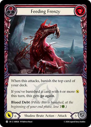 Feeding Frenzy (Red) (IAR026) [Usurp the Shadow Throne]