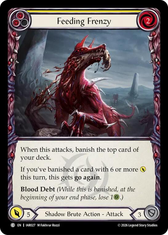 Feeding Frenzy (Yellow) (IAR027) [Usurp the Shadow Throne]