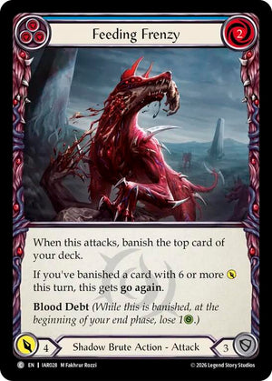 Feeding Frenzy (Blue) (IAR028) [Usurp the Shadow Throne]